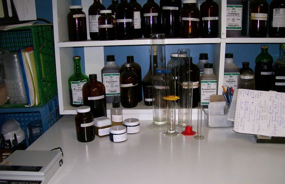 Susan Elliotson's Herbal Dispensary and equipment